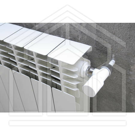 GL 350/80/D RADIATORE ALLUMINIO 10 ELEMENTI H.440mm AVORIO LUCIDO RAL 1013 RAL 1013