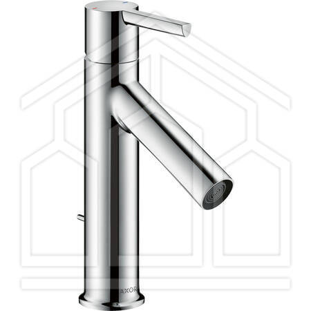 AX Starck Miscelatore monocomando lavabo 100 con maniglia a leva e salterello, Cromo