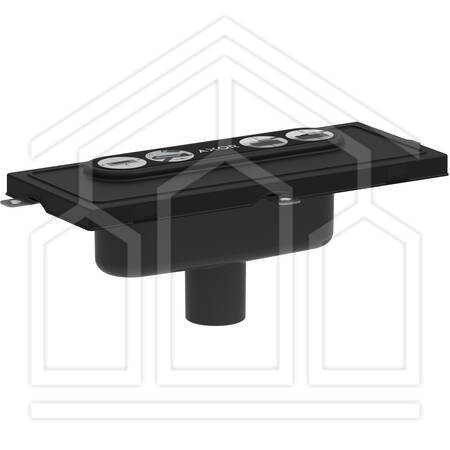 AX uBox universal Corpo incasso per canaline doccia lineari per installazione verticale