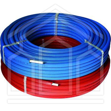 ISO4 RI-XC 6 MM TUBO MULTISTRATO RIVESTITO BLU ø26x3mm ROTOLO 25m