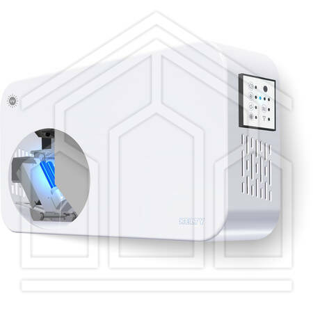 FLOW EASY-UV UNITA DI VENTILAZIONE MECCANICA CONTROLLATA A PARETE