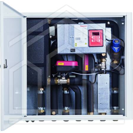 Moduli di Contabilizzazione e produzione acqua calda sanitaria - CABINET BIANCO CON PORTELLA