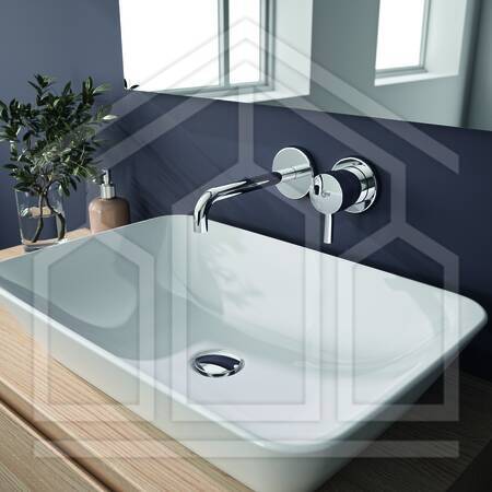 CORPO INCASSO MISCELATORE MONOCOMANDO LAVABO PARETE