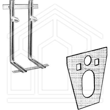 STAFFE FISSAGGIO "L" PER WC/BIDET SOSPESO