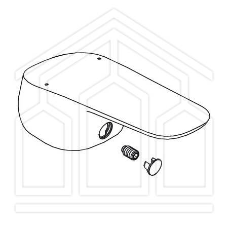 CERAFLEX MANIGLIA ø38 CROMO