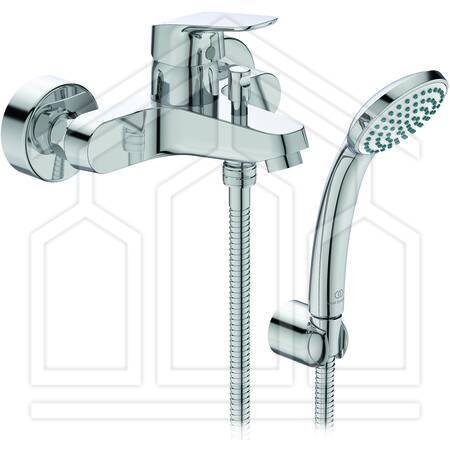 CERAFLEX MISCELATORE MONOCOMANDO ESTERNO VASCA / DOCCIA CROMO