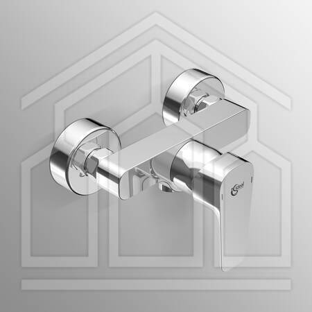 CERAPLAN III MISCELATORE MONOCOMANDO ESTERNO DOCCIA CROMO