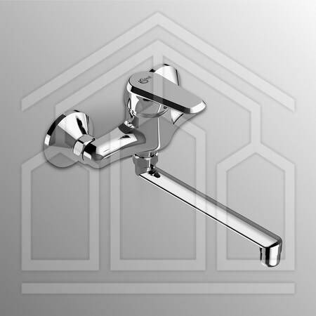 CERAPLAN III JR MISCELATORE MONOCOMANDO LAVELLO PARETE CROMO