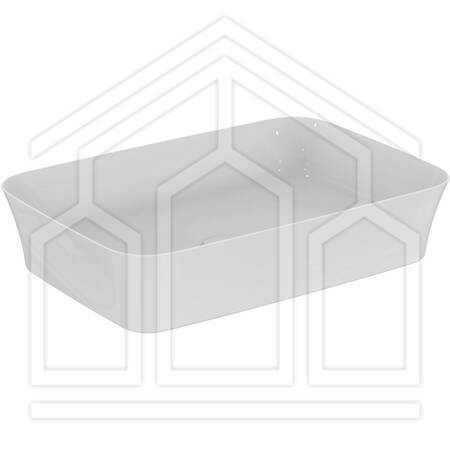 IPALYSS LAVABO APPOGGIO 55x38 SENZA FORO BIANCO