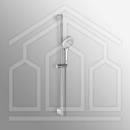 IDEALRAIN EVO JET DIAMOND ASTA DOCCIA L.600mm CROMO