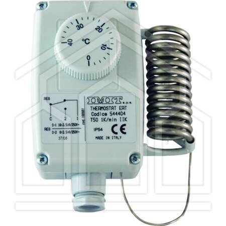 TA TERMOSTATO STAGNO 0°÷40°C CON CONTENITORE ABS