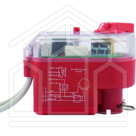Servocomando elettrico con sblocco per valvole di zona a sfera 24V x 50sec