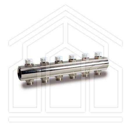 CD 449/1 COLLETTORE 1 DERIVAZIONE ø1"x24/19 NICHELATO