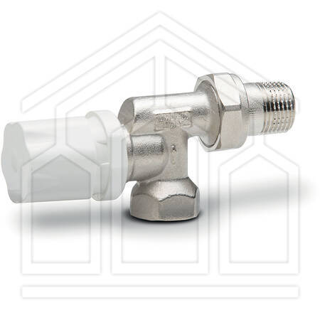 M 332 VALVOLA REVERSA TERMOSTATIZZABILE ø1/2" ATTACCO PER TUBO FERRO NICHELATO