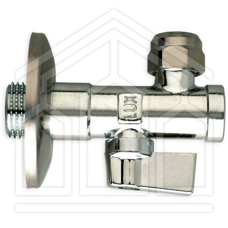 V 39 RUBINETTO SOTTOLAVABO SFERA ø1/2"x3/8" CON FILTRO CON ROSETTA CROMATO