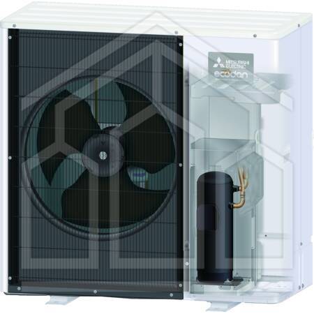 PUZ-SWM100VAA.TR UNITA ESTERNA POMPA DI CALORE TIPO SPLIT 1x230V