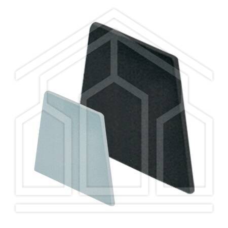 TAPPO PER BASE A PAVIMENTO H.100 PVC NERO