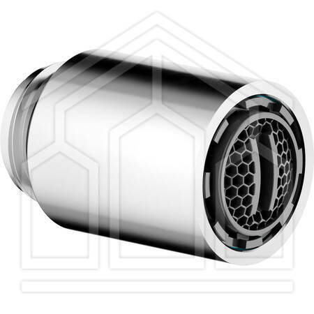 RICAMBIO AERATORE CON SNODO M 16x1 NEOPERL CACHE' HC COIN SLOT TT  M16,5x1  PCA 5 L/MIN.  CROMO