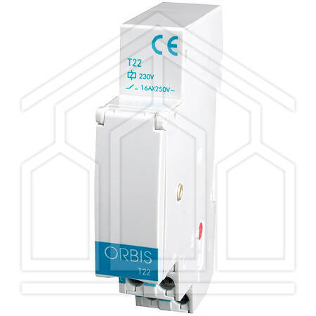 T-22 Automatico luci scale 1 modulo DIN, riarmabile, 230V