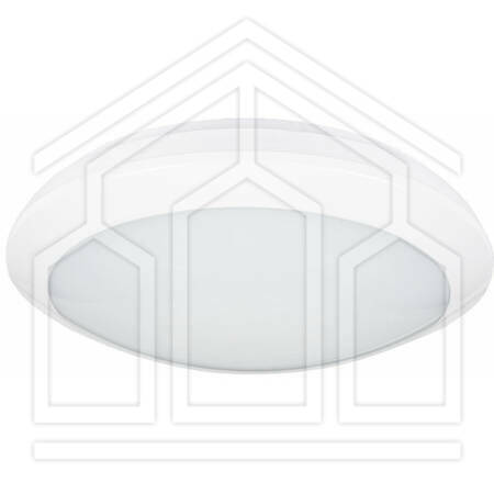 PLADILED 80 2N Colore BIANCO doppio livello illuminazione con rivelatore di movimento, rilevamento: angolo 360°, diametro 16m ad altezza 2.5m , 230V