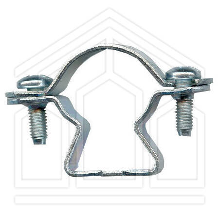 CL 28-30-32 Collari fissatubo in ACCIAIO ZINCATO, diametro tubo da 28 mm a 32 mm