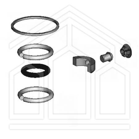 Set guarnizioni + fissaggio canna per articolo GR180