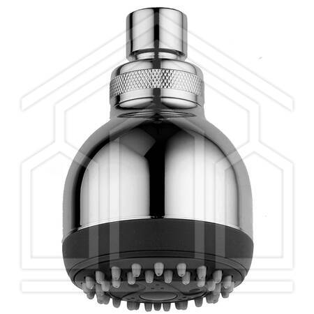 ZSOF031 SOFFIONE ALABAMA 2GETTI ø70mm ABS CROMO