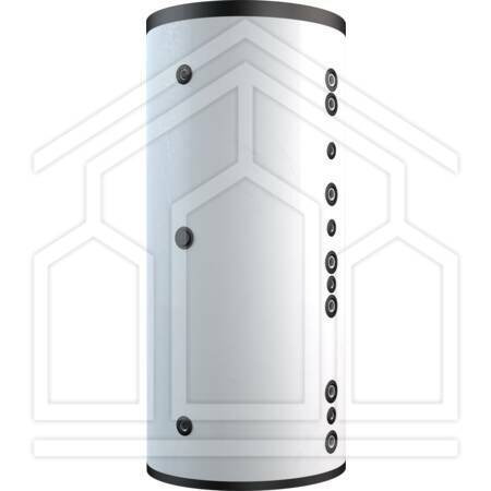 HRR 1000 PUFFER ACCUMULO CON SCAMBIATORE SOLARE ACQUA CALDA SANITARIA PIPE IN TANK+1S