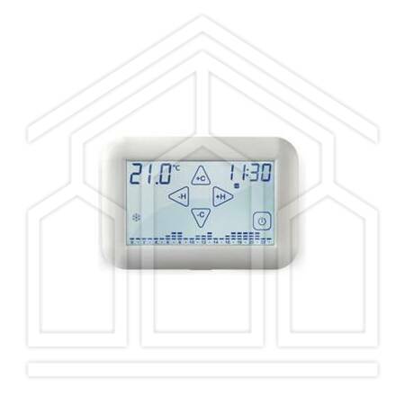 2295 UMICLIMA TOUCH SCREEN CRONO TERMOUMIDOSTATO AMBIENTE ELETTRONICO DIGITALE A PARETE NERO