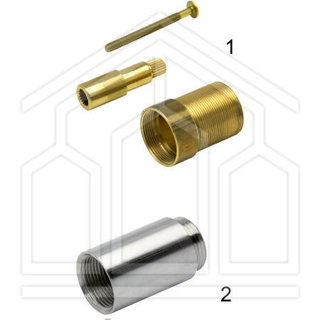 3516 KIT PROLUNGA L.30mm PER RUBINETTO ARRESTO INCASSO 20