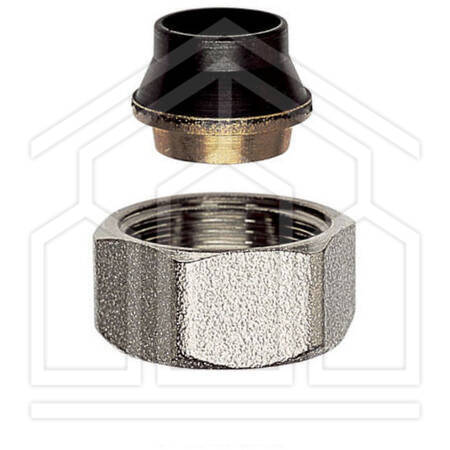 41.A RACCORDO ADATTATORE PER TUBO RAME ø15 CON OGIVA NITRILE