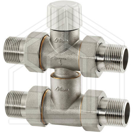736 VALVOLA ZONA COMPATTA MOTORIZZABILE 4VIE NORMALMENTE CHIUSA ø3/4"F