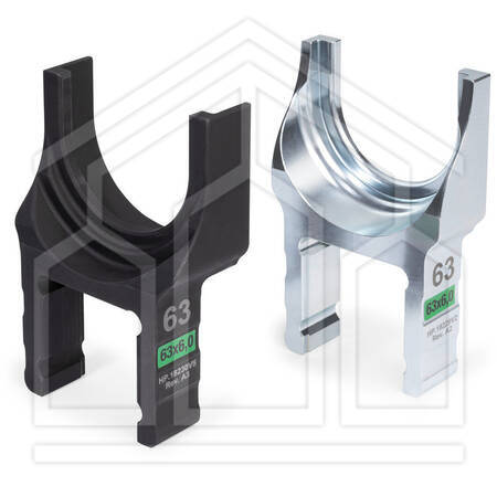 REHAU Teste di compressione 63 x 6,0 per RAUTOOL A5