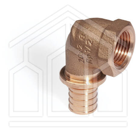 REHAU Terminale RAUTITAN RX+ stabil 50 - F 1 1/2, 90 gradi
