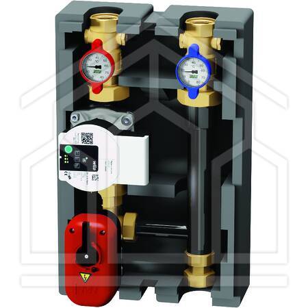 GRUPPO DI RILANCIO MISCELATO 1' C/CIRCOLATORE ELETTRONICO 1-7m INT. 130mm