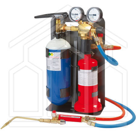ALLGAS 2000 PS 0.5/2 Compact Set, dispositivo per la saldatura forte, 18 pz