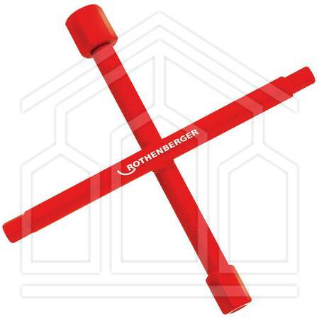 Chiave a croce per sanitari, 3/8 - 1"
