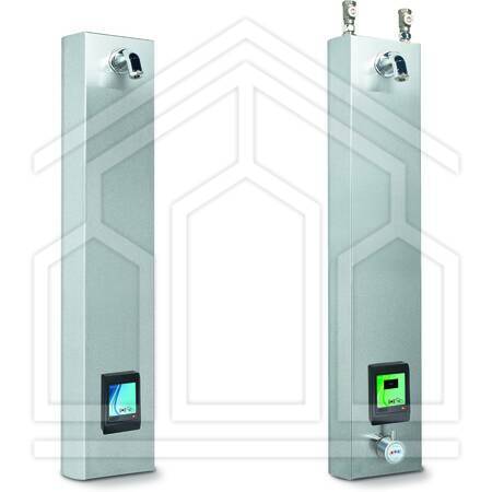 E07526/5 PANNELLO DOCCIA CON MISCELATORE E RFID CREDITO A SCALARE
