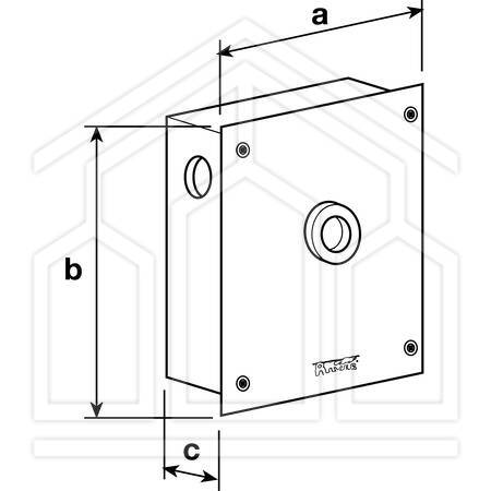 E2076/3 FLUSSOMETRO INCASSO ELETTRONICO 230V