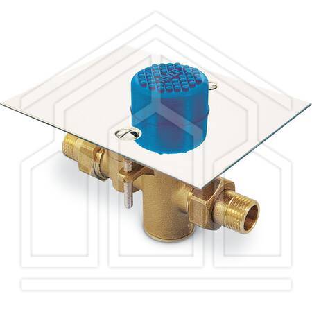 R503283 RUBINETTO PULSANTE INCASSO A PAVIMENTO CROMATO