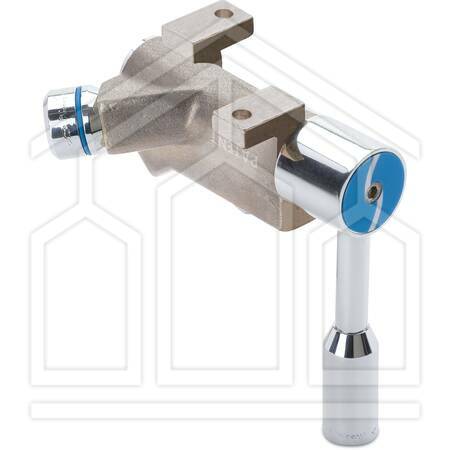 R804283 RUBINETTO PEDALE TIP TAPS EROGAZIONE CONTINUA CROMATO