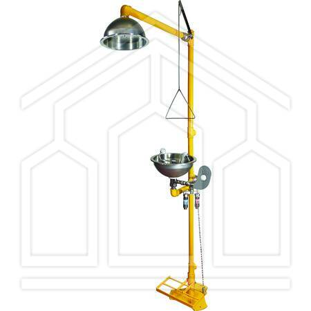 R290 21/2 DOCCIA EMERGENZA CON LAVAOCCHI SINGOLO