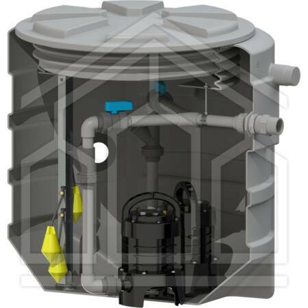 SANIFOS 610 MONOFASE TRITUURATORE SMART STAZIONE SOLLEVAMENTO DA INTERRARE