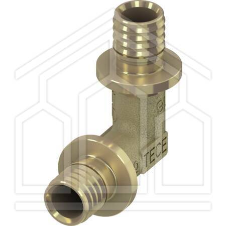 TECEflex RACC. GOMITO 90° ø25x25mm - OTT. STAND.