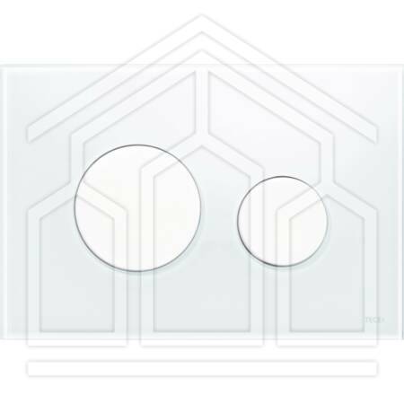TECEloop PLACCA WC 2T-CRISTALLO BIANCO-T. BIANCO