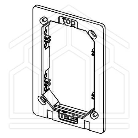TECEricambi TECEfilo-Solid telaio per il montaggio bianco