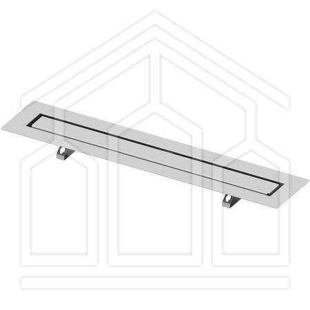 TECEdrainline "stone" - Canalina a filo pavimento per pietra naturale, con fascia sigillante Seal System, compreso inserto piastrellabile, 1000 mm