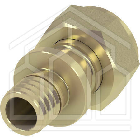 TECEflex BOCCH. SEDE PIATTA ø20x1/2"F - OTT. STAND.
