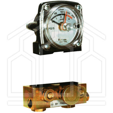 MANOMETRO DIFFERENZIALE 0 ÷ 1 bar - attacchi 1/4" FF