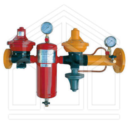 GRUPPO DI RIDUZIONE GPL VERSIONE I° E II° STADIO - portata 500 kg/h